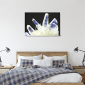 Kwartzkristallen (SiO2), Peru, Zuid-Amerika Canvas Afdruk (Insitu (Slaapkamer))