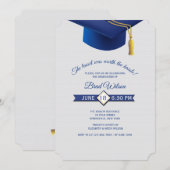 Kwastje waard is de moeite waard Afstudeeruitnodig Kaart (Voorkant / Achterkant)