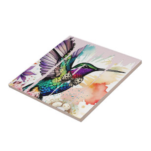 Kwaststreek Vogel Kunst Tegeltje