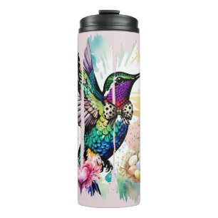 Kwaststreek Vogel Kunst Thermosbeker