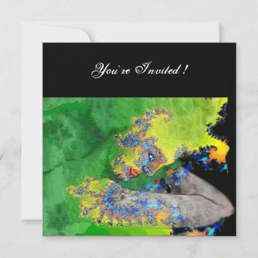 KWEEFSELS, groen geel zwart Kaart (Voorkant)