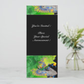 KWEEFSELS, groen geel zwart Kaart (Staand voorkant)