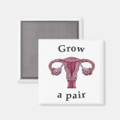 Kweek een paar (van eierstokken) Magneet (Voorkant / Achterkant)