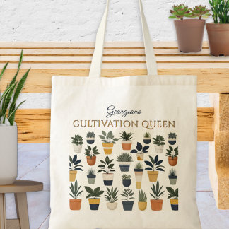Kweek Koningin Planten Tuinieren Tote Bag