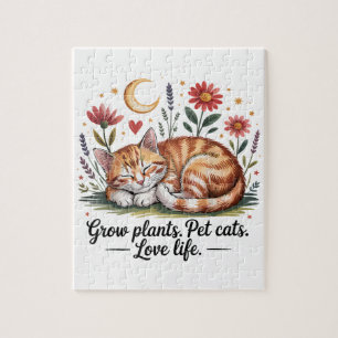 Kweek Planten Huisdieren Katten Leven Mooie Tuinie Legpuzzel