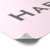  kweekkoninklijke roze banner poster (Hoek)