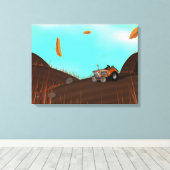  kweektractor canvas afdruk (Insitu (Houten vloer))