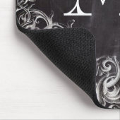 kweekvijver - flourls - monogram karton muismat (Hoek)