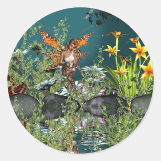 kweekvijver ronde sticker