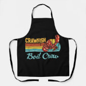  kweekvis met Retro Crawfish Schort (Voorkant)