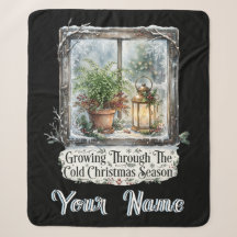 Kweken door Koude Kerst Window Quote