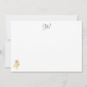 Kwekerij Boerderij Dier Baby shower Bedankkaart (Achterkant)