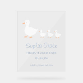 Kwekerij Decor Baby shower of Aankondigingsteken