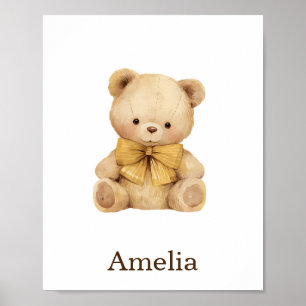Kwekerij Decor Speelgoed Dier Teddybeer Geslacht N Poster