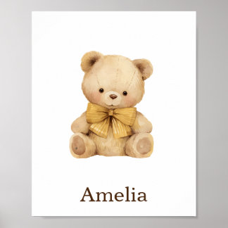 Kwekerij Decor Speelgoed Dier Teddybeer Geslacht N Poster