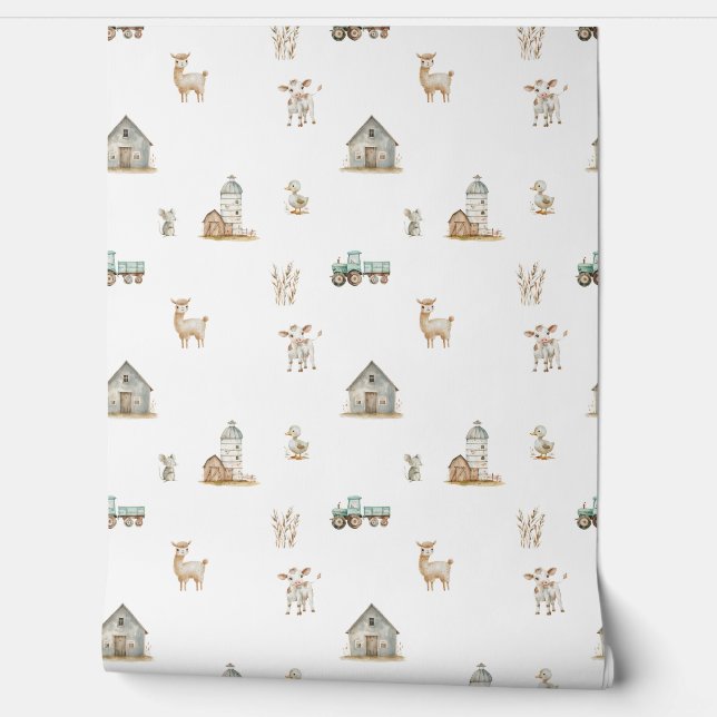 Kwekerij Decor Wall Boerderij Behang (Afrollen)