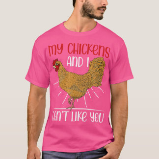 Kwekerij Funny Farmer Fam Animal Chicken T-shirt