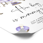 Kwekerij - hoe groot is het buikspel van mama poster (Hoek)