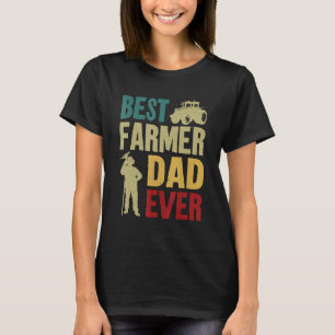 Kwekerij Pap Pastoor tractor Retro be T-shirt
