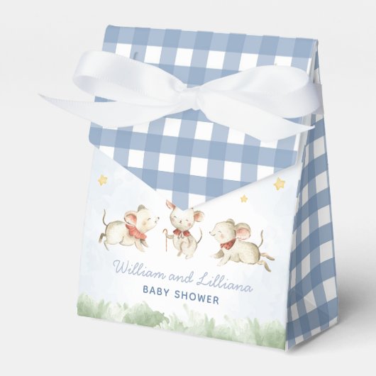 Kwekerij Rhyme Baby shower gunstbox Bedankdoosjes (Voorkant Zijde)