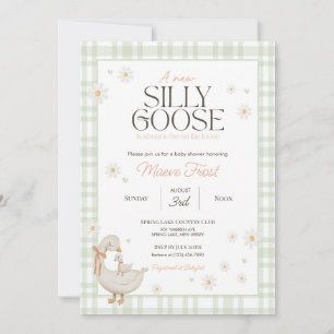 Kwekerij Rhyme Gekke Goose Baby shower Uitnodiging