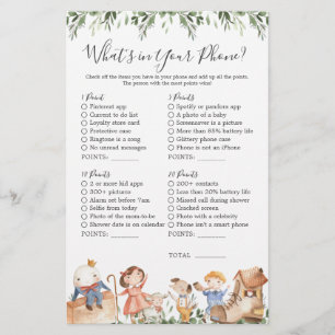 Kwekerij Rhymes Baby shower Wat zit er in je telef