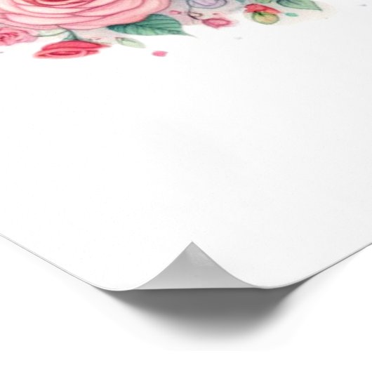 Kwekerij rijm "Ring a Ring O Rozen" personaliseren Poster (Hoek)