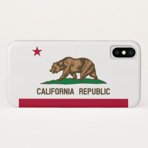 kwestie Californische vlag iPhone X Hoesje