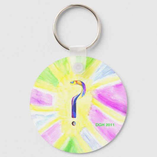 Kwestie-markeringsketen Sleutelhanger (Voorkant)