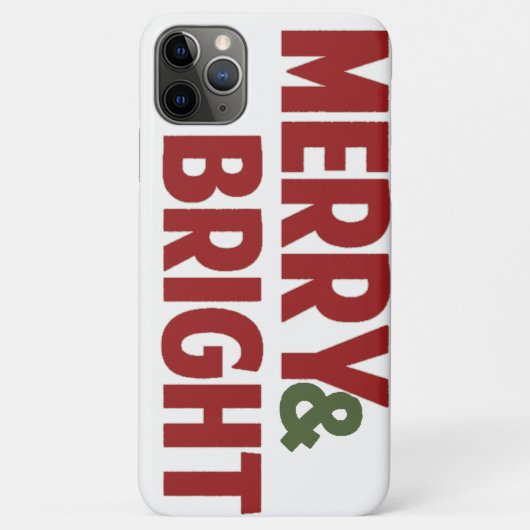 Kwestie voor Merry and Bright Holiday Phone Case-Mate iPhone Case (Achterkant)