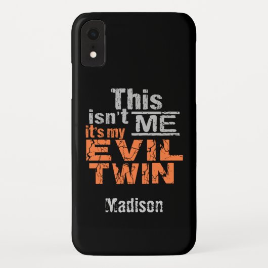 Kwesties met dubbele aangepaste naam Case-Mate iPhone case (Achterkant)