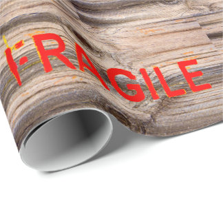 KWETSBARE Markeringen - Gescheurd Afgepeeld - Hout Cadeaupapier