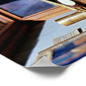 Kwetsbare stoel, van de graftombe van poster (Hoek)