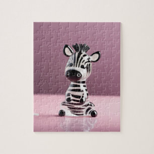 Kwetsbare Zebra Legpuzzel