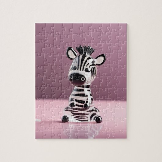 Kwetsbare Zebra Legpuzzel (Verticaal)