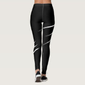 Kwetsmerken, zwart-wit, leggings (Achterkant)