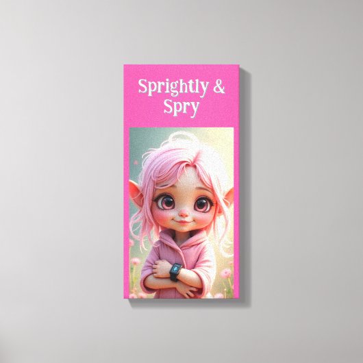 Kwiek en Krachtig Canvas Afdruk (Voorkant)