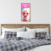 Kwiek en Krachtig Canvas Afdruk (Insitu (Slaapkamer))