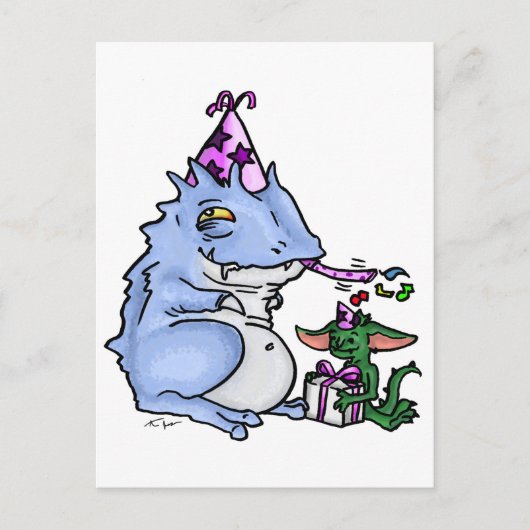 Kwijl briefkaart (Voorkant)