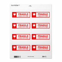 Kwijlbare Stickers Voorzichtig behandelen