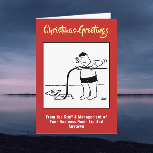 Kwijting en kerstkaart ontgrendelen feestdagen kaart