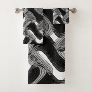 Kwik en handdoek ingesteld door artiest C.L. Bruin