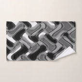 Kwik en handdoek ingesteld door artiest C.L. Bruin (Handdoek)