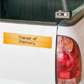 Kwikdoorvoer van de zon bumpersticker (Op Truck)