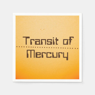 Kwikdoorvoer van de zon servet