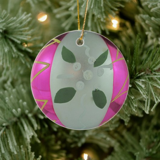  kwikgordel voor kerstmis van glas Mistletoe Keramisch Ornament (Boom)