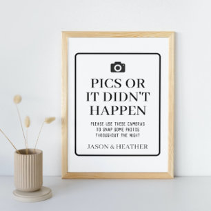 Kwik's of het gebeurde niet Verwerpbaar het Teken Poster