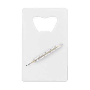 Kwikthermometer Kredietkaart Flessenopener