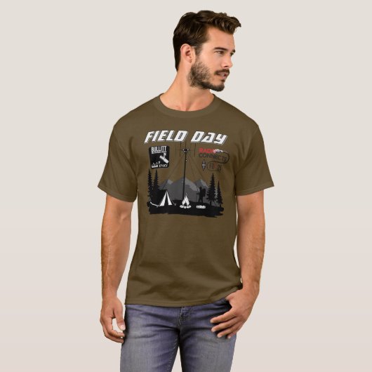 KY4KY B.A.R.S ARRL Velddag '25 T-shirt (Voorkant volledig)