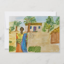 "Kyeeya Woman" Notecard Notitiekaartje